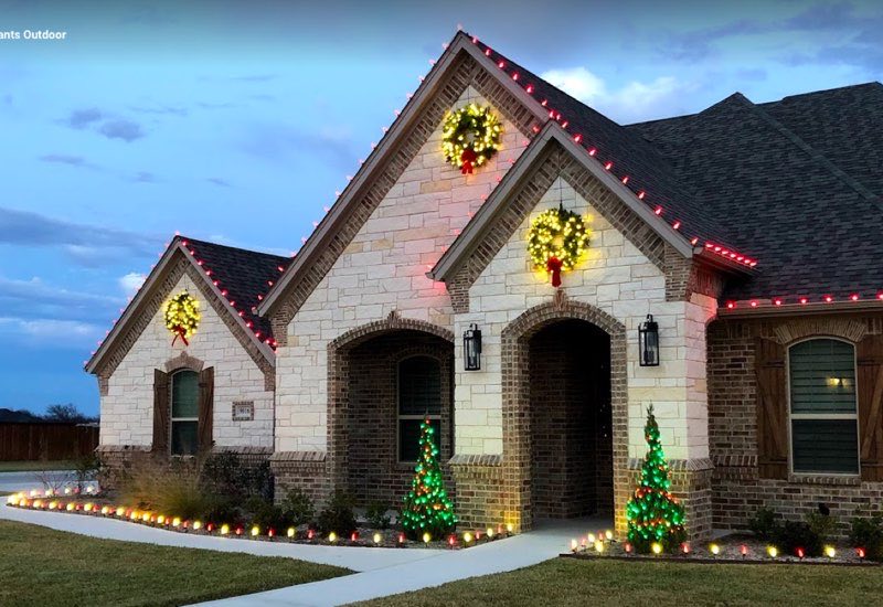 Christmas lights Lewisville